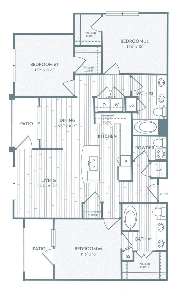 C1 - Atlanta floor plan